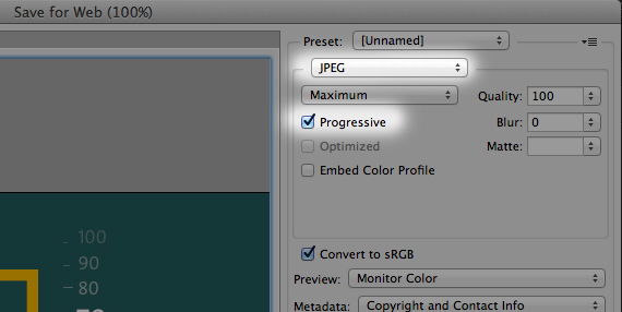 gimp 2.8.22 save as progressive jpeg