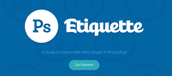 Photoshop Etiquette موقع يجمع عدد كبير من النصائح والافكار لتحسين بيئة عمل المصمم.